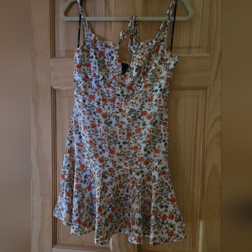 Floral Spaghetti Strap Dress